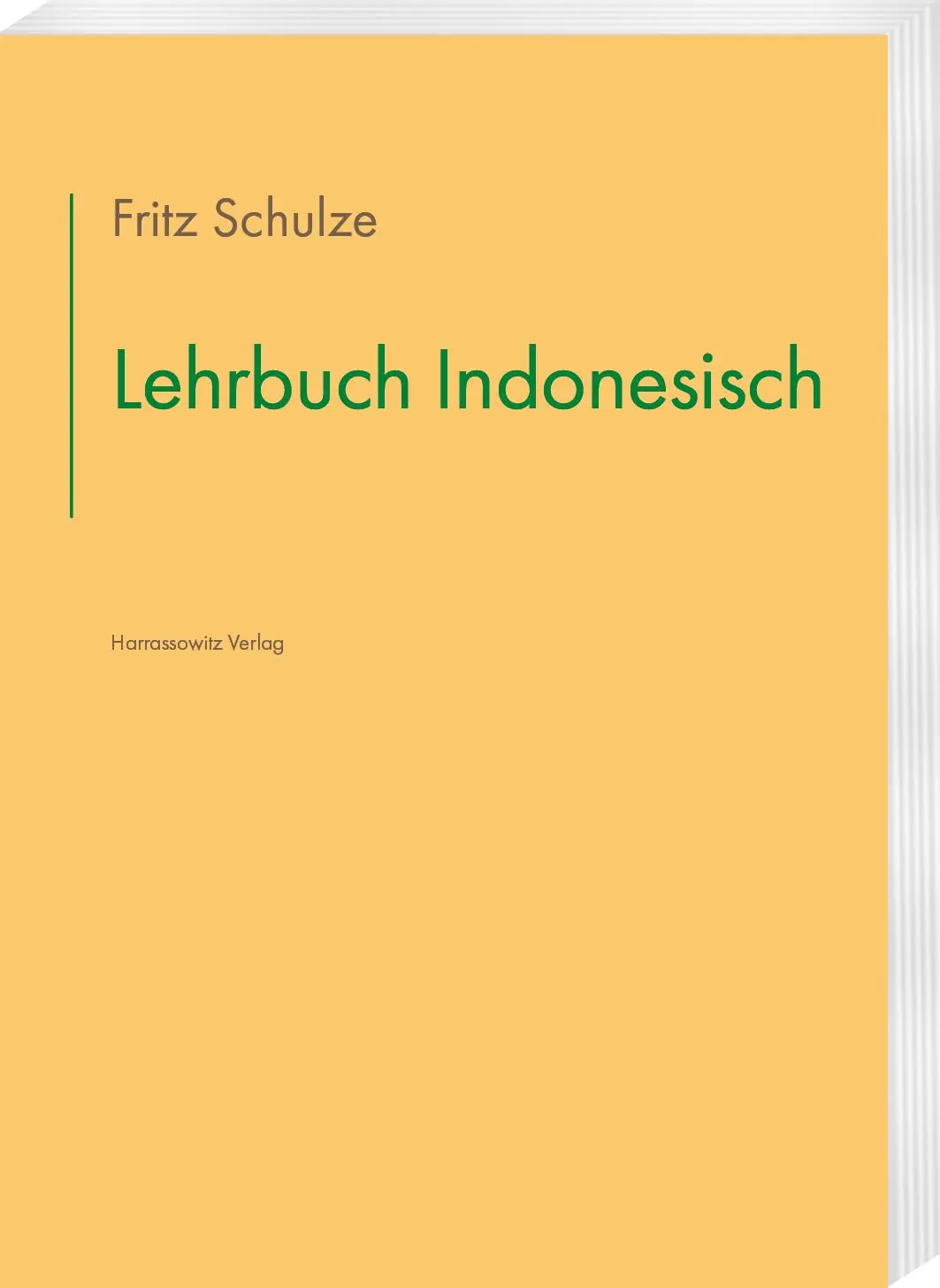 Cover: 9783447122603 | Lehrbuch Indonesisch | Fritz Schulz | Taschenbuch | 294 S. | Deutsch