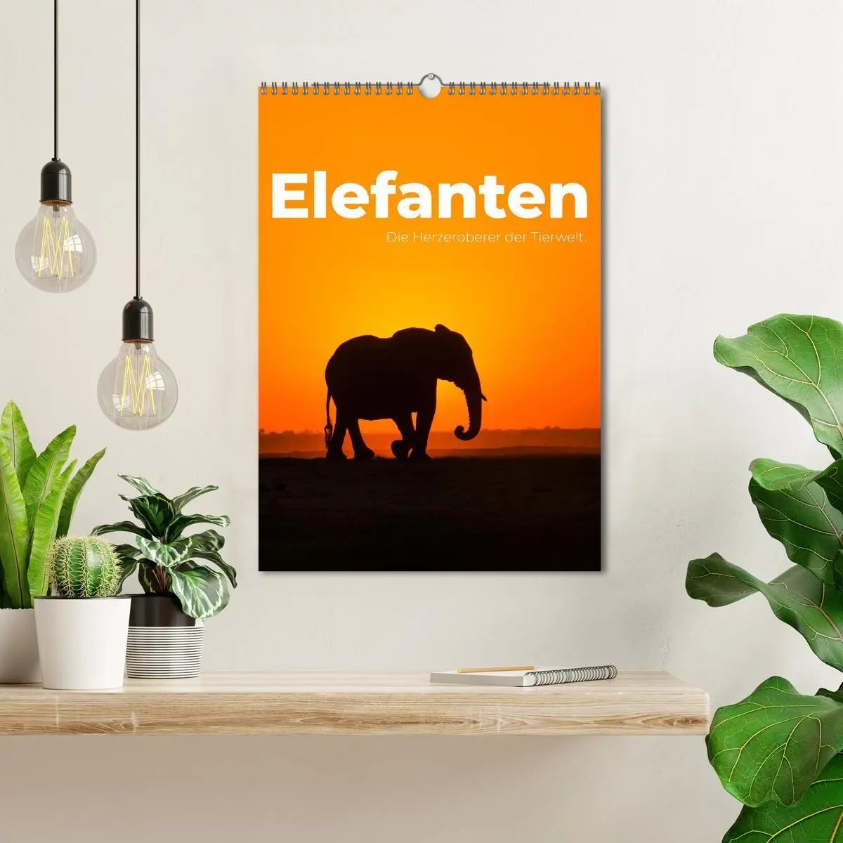 Bild: 9783516352603 | Elefanten - Die Herzeroberer der Tierwelt. (Wandkalender 2026 DIN...