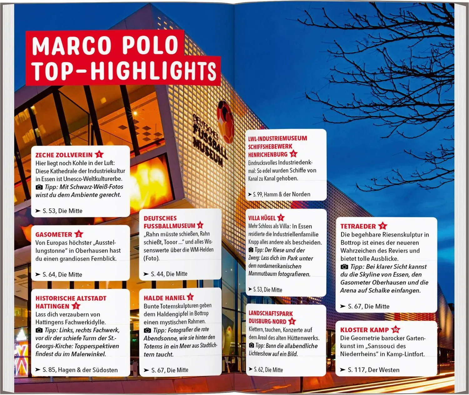 Bild: 9783829742603 | MARCO POLO Reiseführer Ruhrgebiet | Kirsten Sulimma (u. a.) | Buch