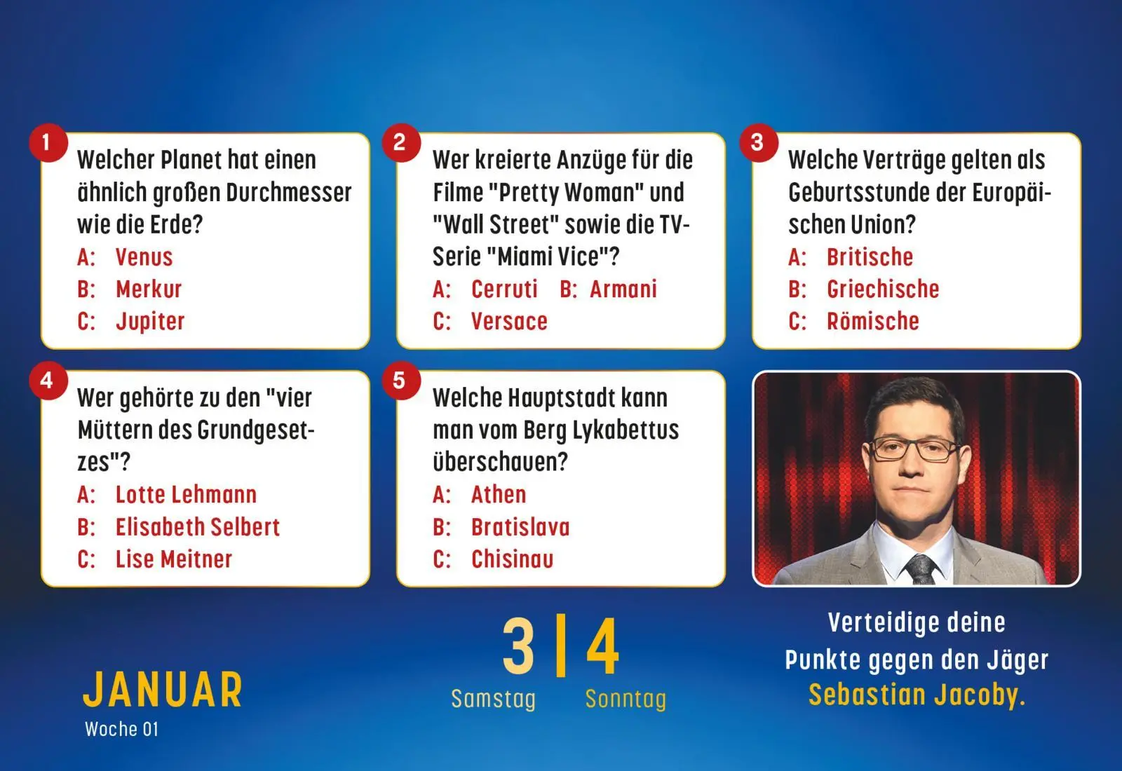 Bild: 9783830322603 | Gefragt Gejagt - Tagesabreißkalender 2026 | Kalender | 640 S. | 2026