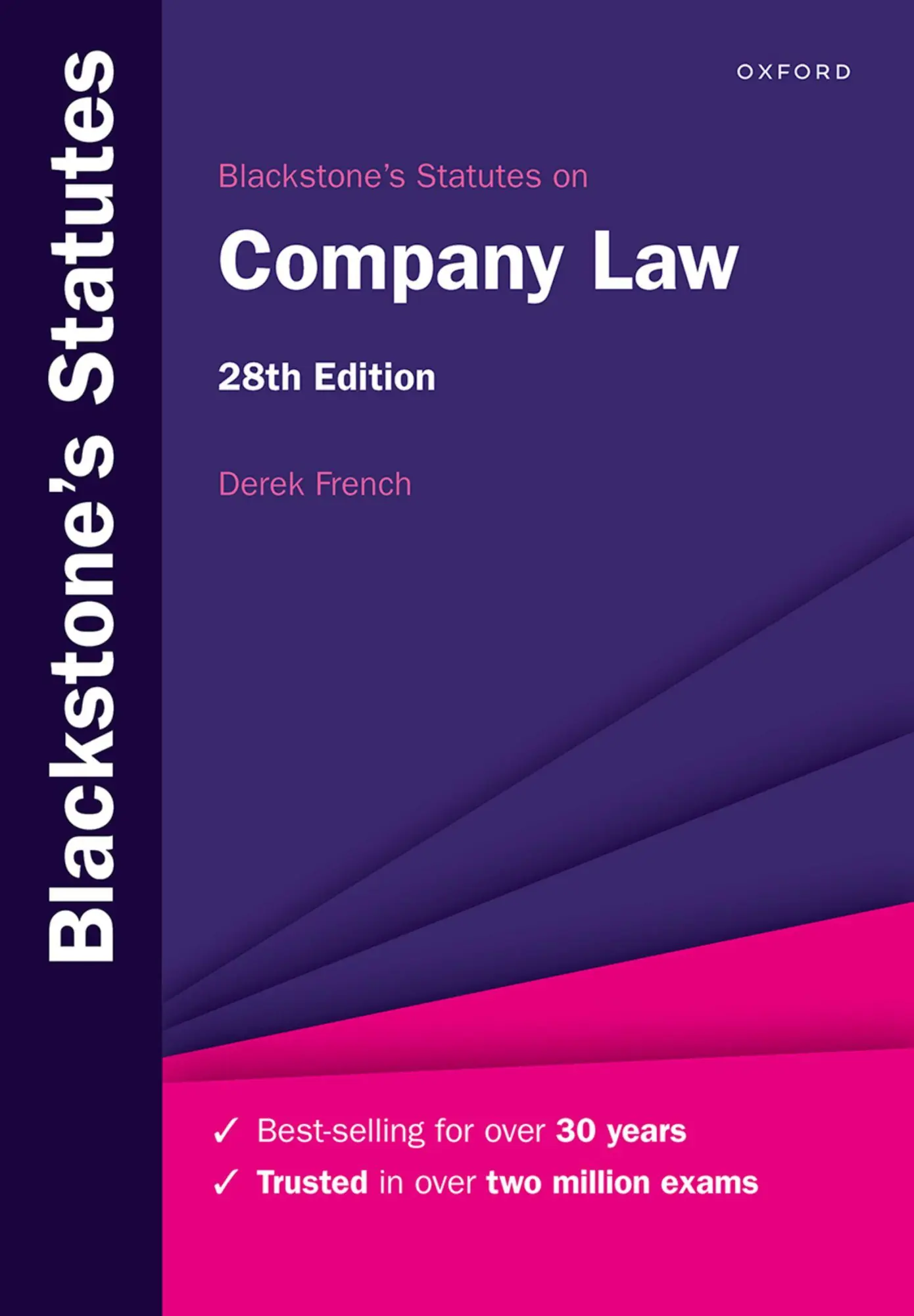 Cover: 9780198932703 | Blackstone's Statutes on Company Law | Derek French | Taschenbuch