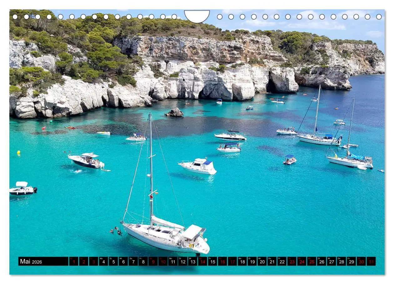 Bild: 9783457632703 | MENORCA Magie einer Insel (Wandkalender 2026 DIN A4 quer), CALVENDO...