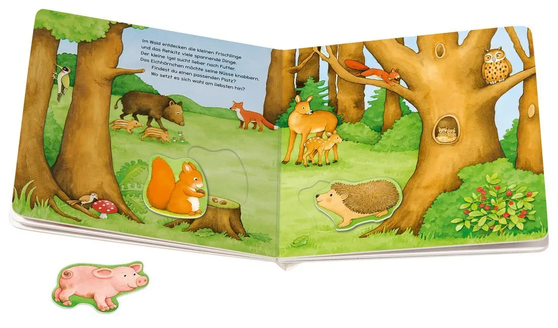Bild: 9783473302703 | ministeps Mein großes Tiere Puzzle-Spielbuch - ab 18 Monate | Nahrgang