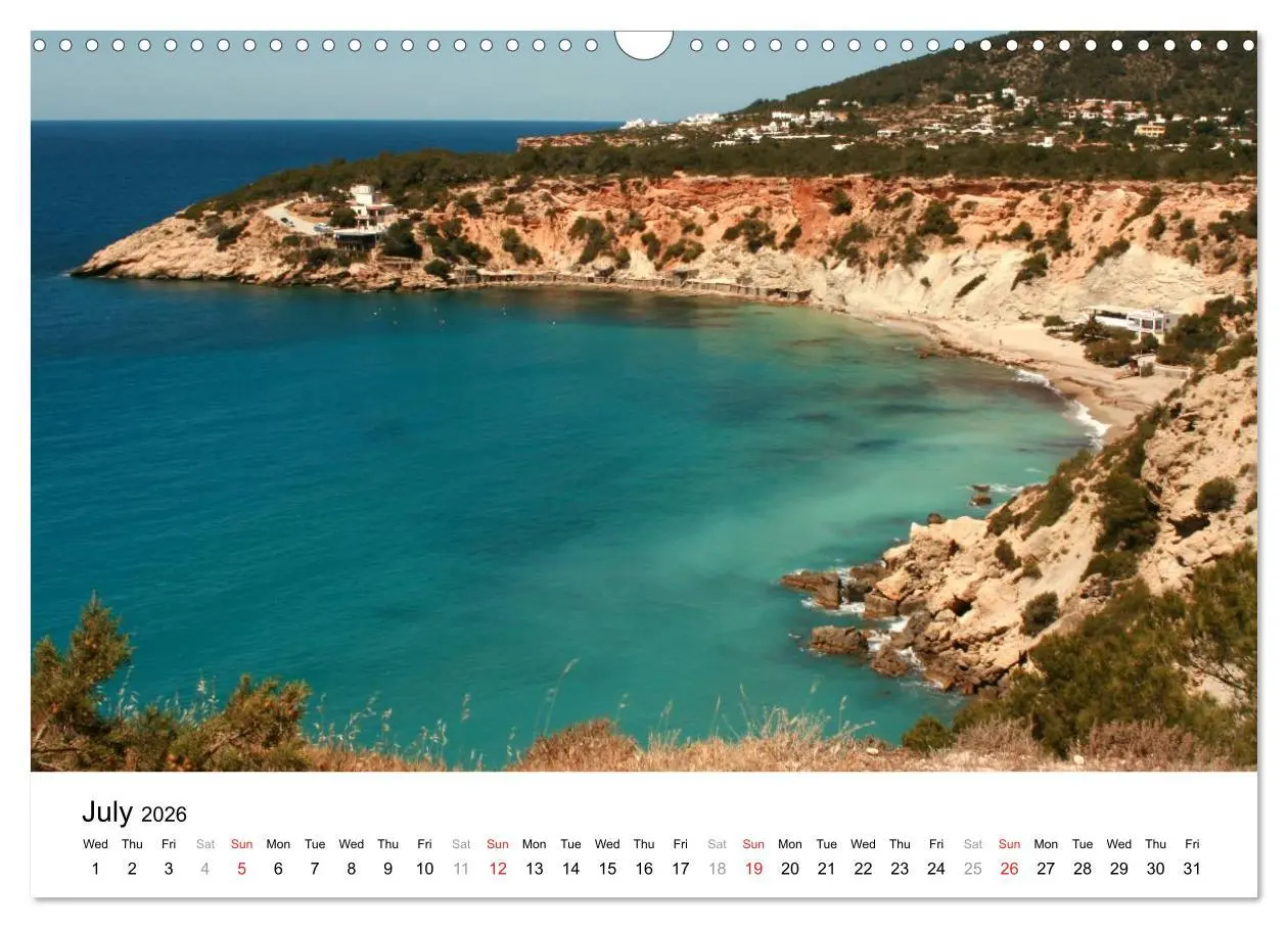 Bild: 9783516582703 | Beautiful Ibiza / UK-Version (Wall Calendar 2026 DIN A3 landscape),...