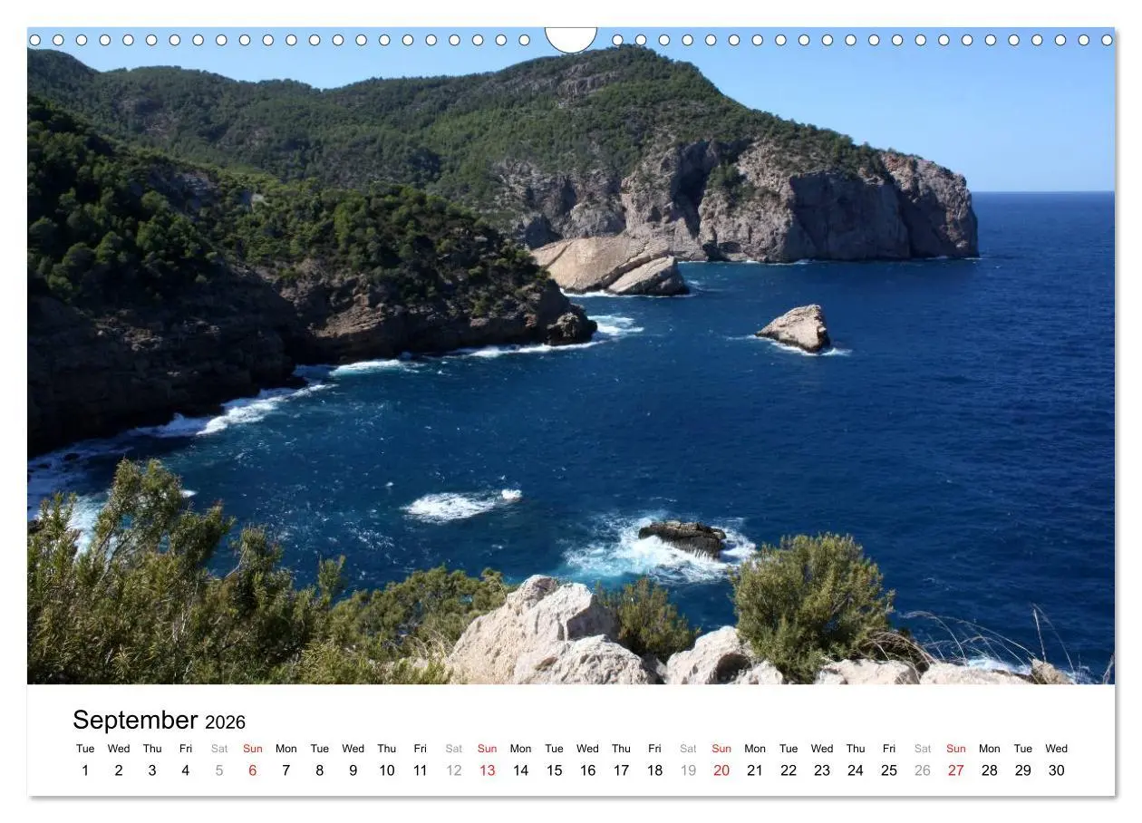Bild: 9783516582703 | Beautiful Ibiza / UK-Version (Wall Calendar 2026 DIN A3 landscape),...