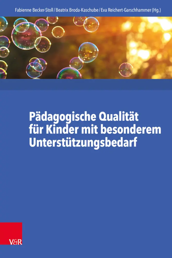 Cover: 9783525702703 | Pädagogische Qualität für Kinder mit besonderem Unterstützungsbedarf