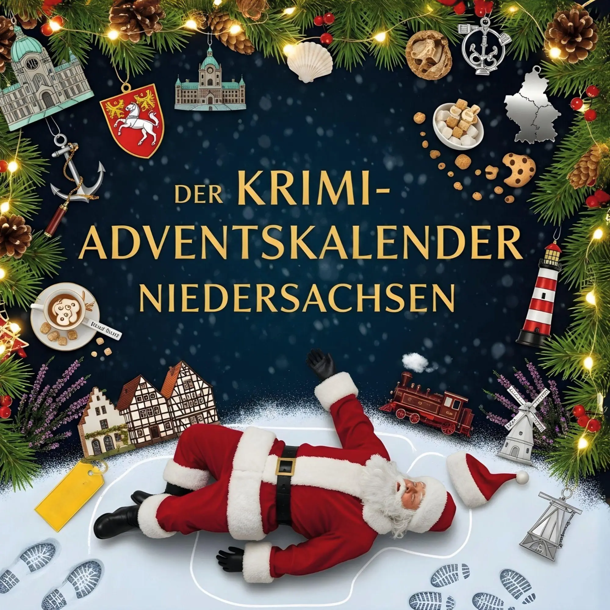 Cover: 9783695302703 | Der Krimi-Adventskalender Niedersachsen | Mordsverdächtig in 24 Akten