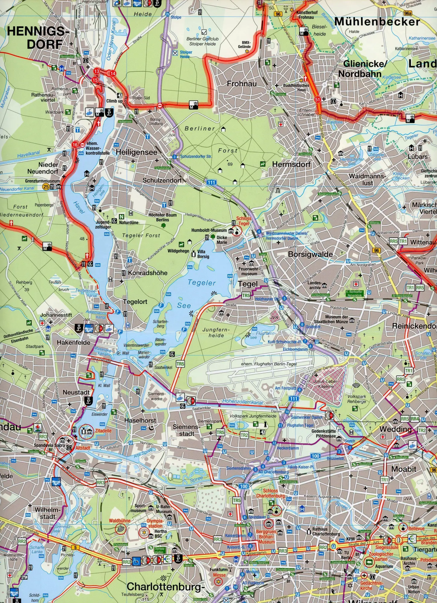 Bild: 9783866362703 | Pocket-Fahrradkarte Berliner Mauerweg 1:60 000 | (Land-)Karte | 18 S.