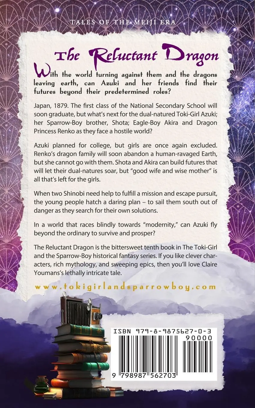 Rückseite: 9798987562703 | The Toki-Girl and the Sparrow-Boy, Book 10 | The Reluctant Dragon