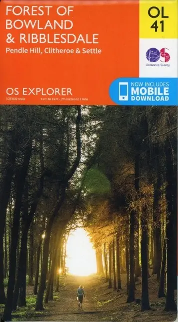 Cover: 9780319242803 | Forest of Bowland &amp; Ribblesdale, Pendle Hill, Clitheroe &amp; Settle