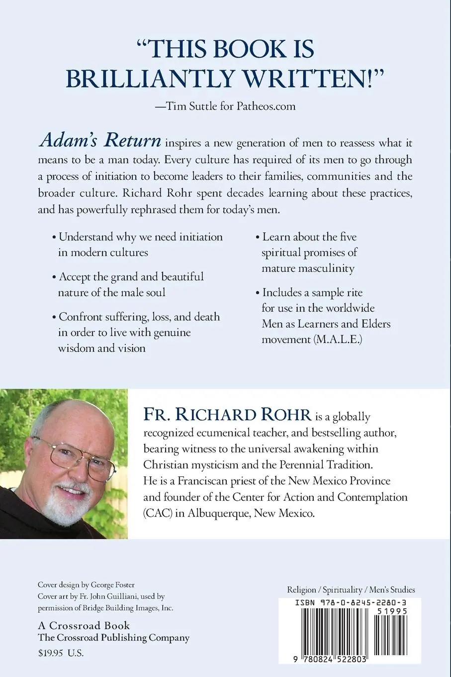 Rückseite: 9780824522803 | Adam's Return | Richard Rohr | Taschenbuch | Kartoniert / Broschiert
