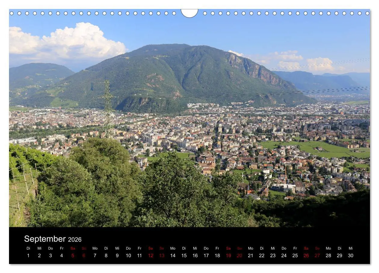Bild: 9783457862803 | Bozen 2026 (Wandkalender 2026 DIN A3 quer), CALVENDO Monatskalender