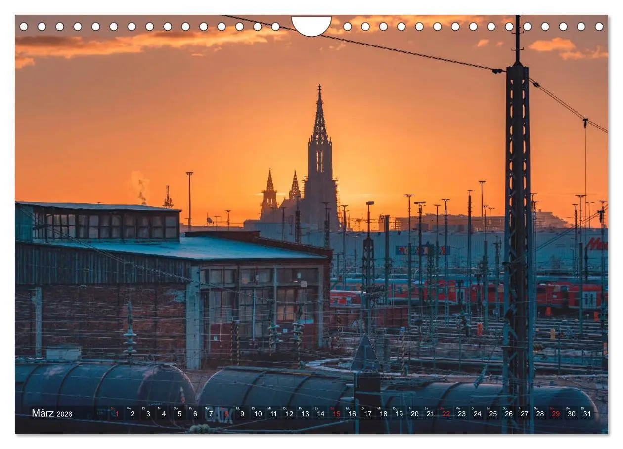 Bild: 9783457932803 | Ulm für Nachtspatzen (Wandkalender 2026 DIN A4 quer), CALVENDO...