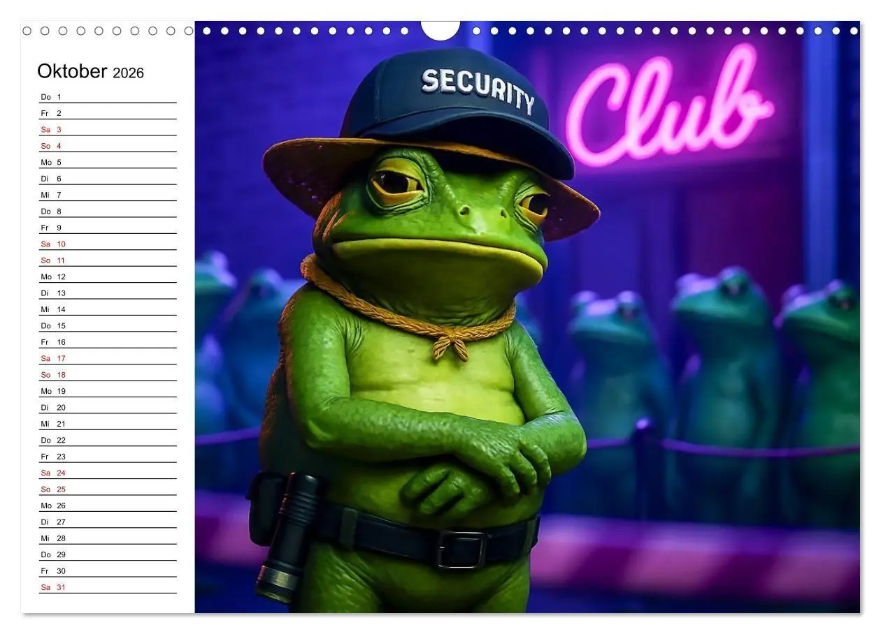 Bild: 9783516712803 | Frosch bei der Arbeit- Dienst nach Vorschrift (Wandkalender 2026...