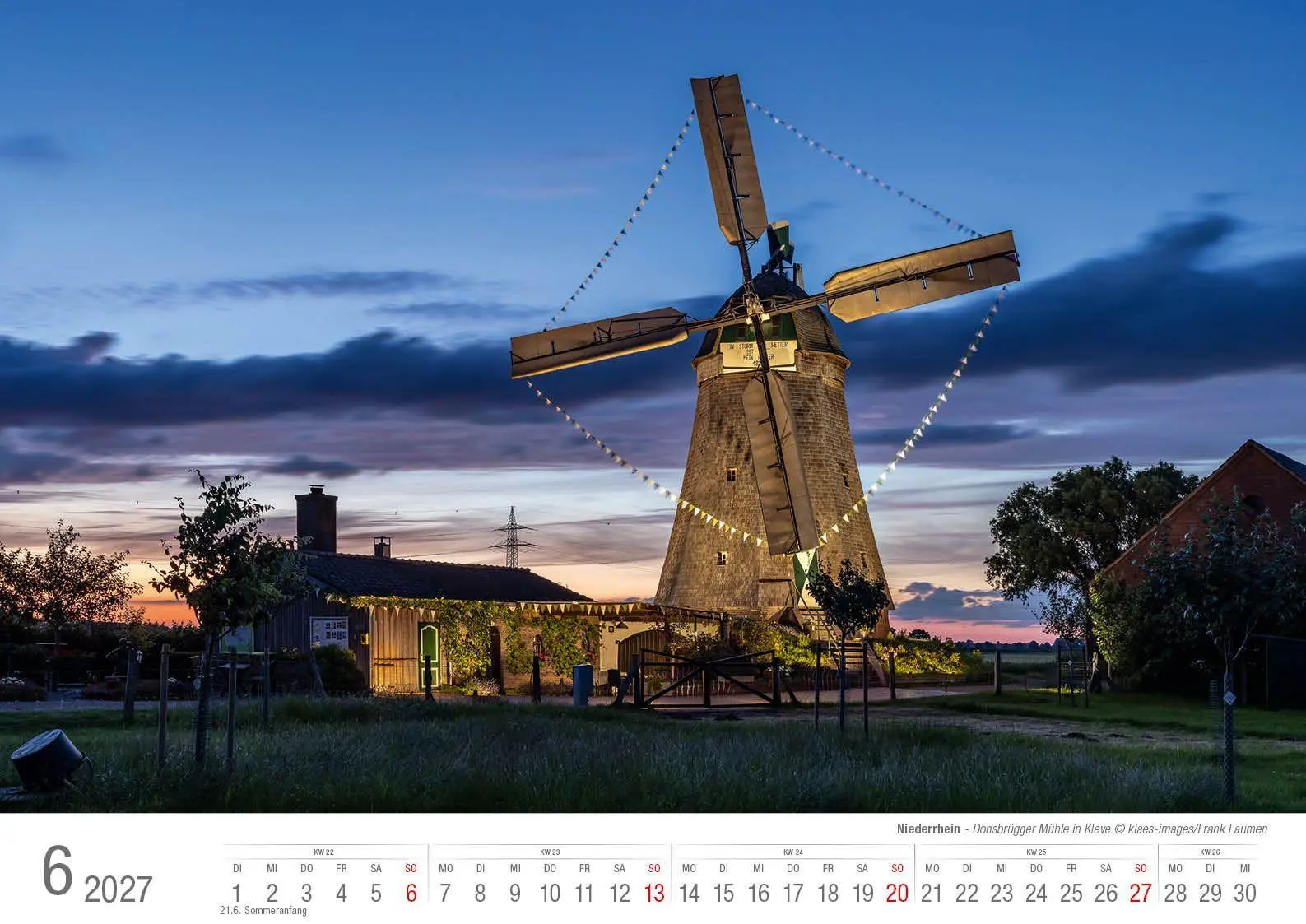 Bild: 9783965352803 | Niederrhein 2027 Bildkalender A3 Spiralbindung | Holger Klaes | 2027