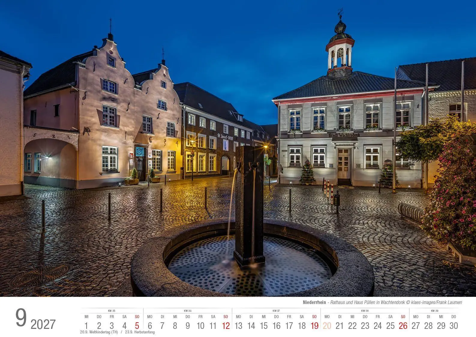 Bild: 9783965352803 | Niederrhein 2027 Bildkalender A3 Spiralbindung | Holger Klaes | 2027