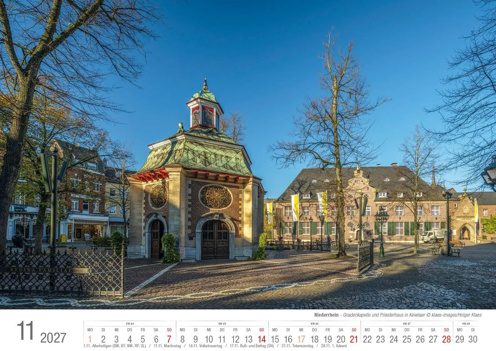 Bild: 9783965352803 | Niederrhein 2027 Bildkalender A3 Spiralbindung | Holger Klaes | 2027