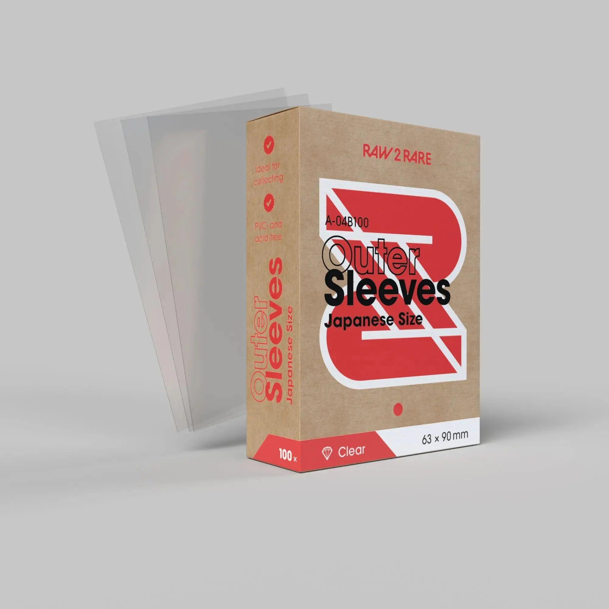 Outer Sleeves Japanese / clear 100x