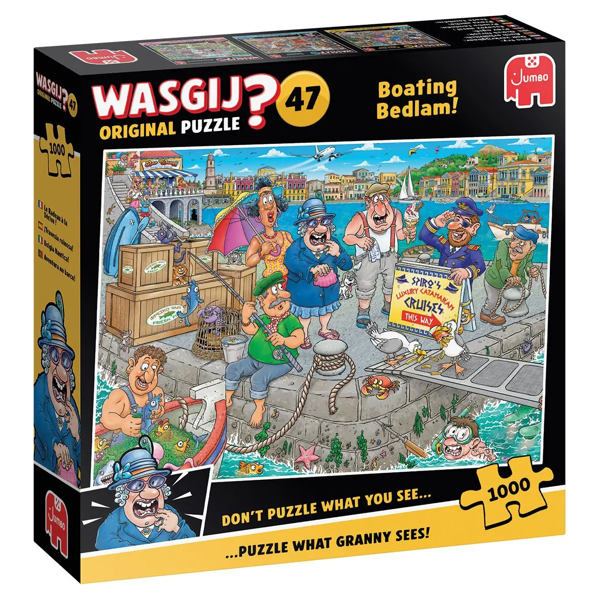 Cover: 8721017602903 | Wasgij Original 47 - Bootschaos | Spiel | Deutsch | 2025
