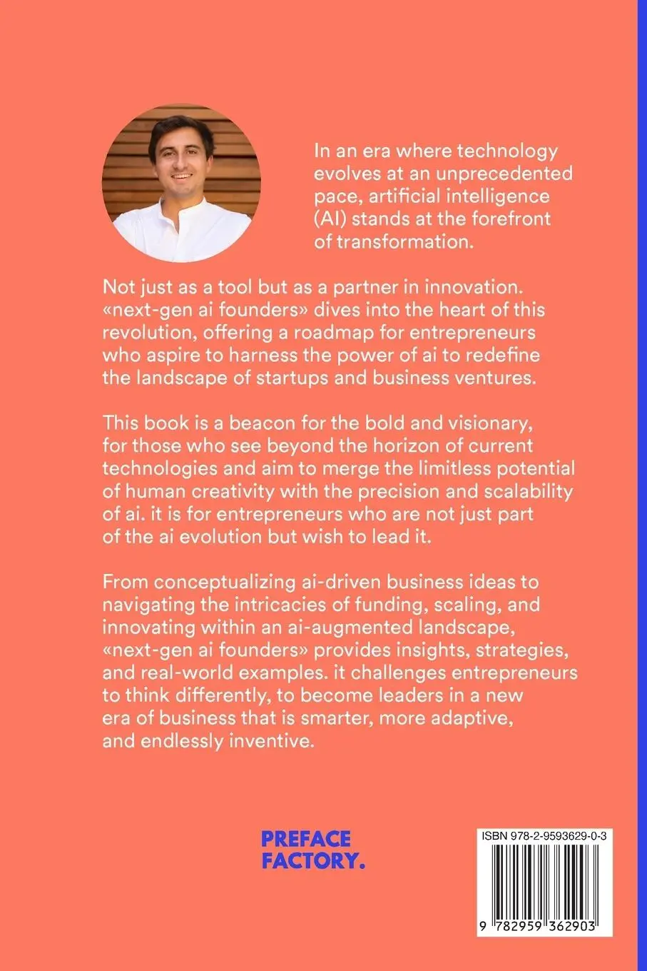 Rückseite: 9782959362903 | Next-Gen AI Founders | Paul Courtaud | Taschenbuch | Französisch