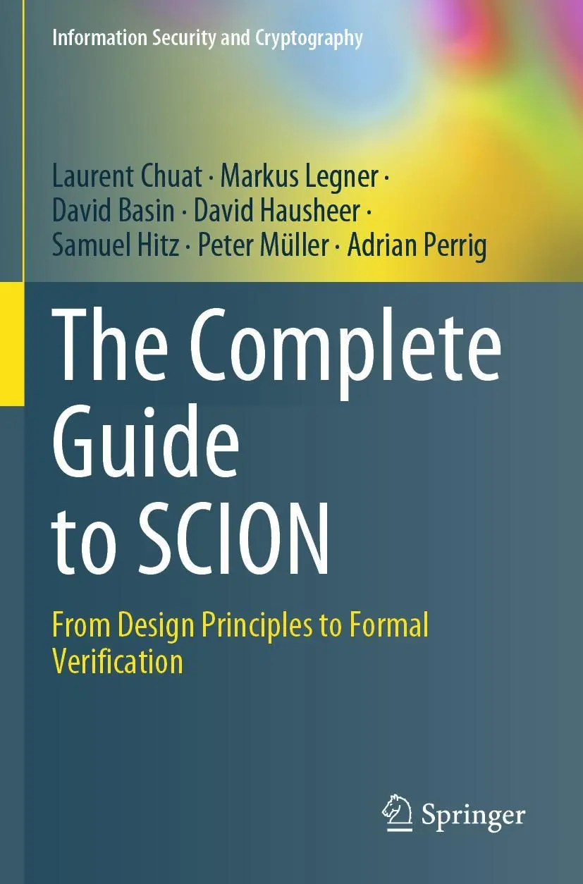 Cover: 9783031052903 | The Complete Guide to SCION | Laurent Chuat (u. a.) | Taschenbuch