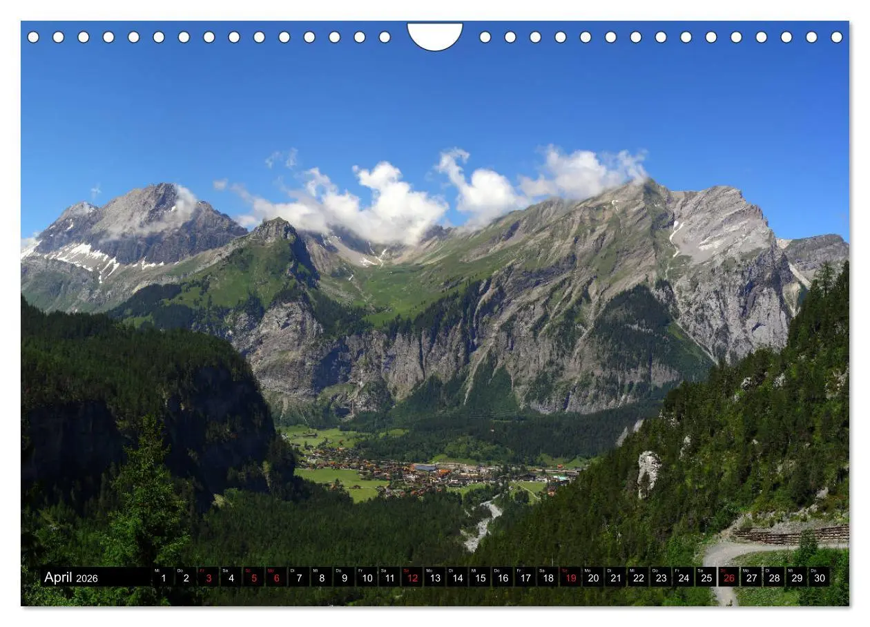Bild: 9783457922903 | Berge im Berner Oberland (Wandkalender 2026 DIN A4 quer), CALVENDO...
