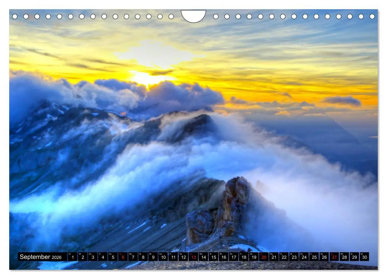 Bild: 9783457922903 | Berge im Berner Oberland (Wandkalender 2026 DIN A4 quer), CALVENDO...