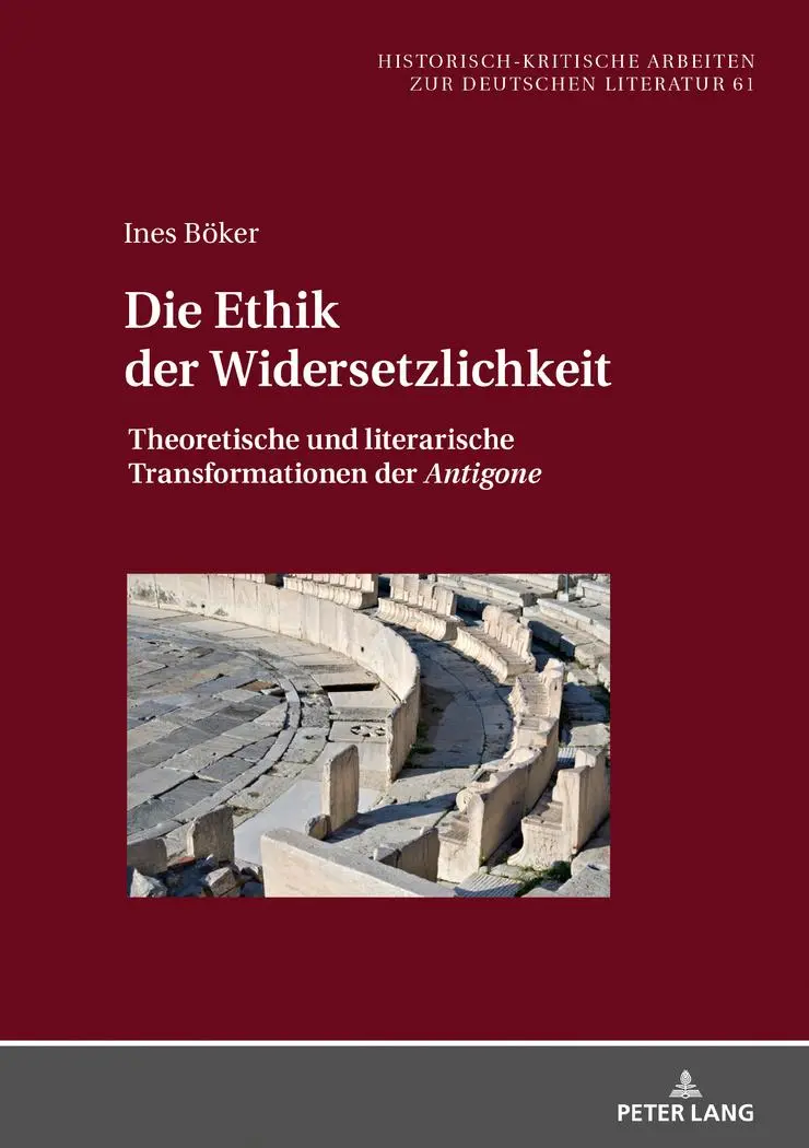 Cover: 9783631782903 | Die Ethik der Widersetzlichkeit | Ines Böker | Buch | Gebunden | 2019