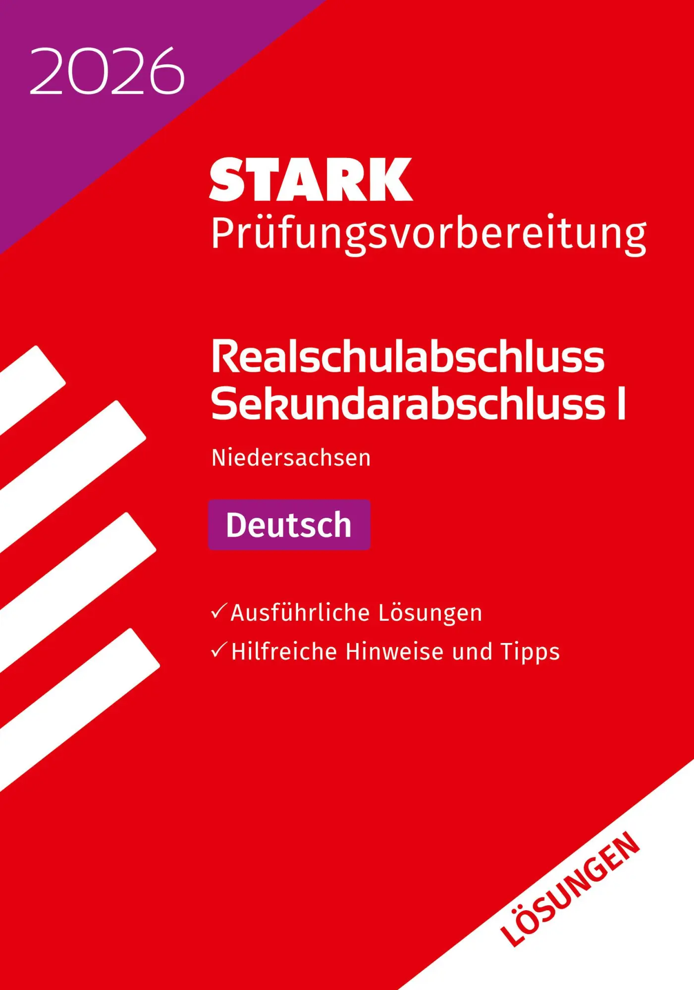 Cover: 9783849062903 | STARK Lösungen zu Deutsch - Realschulabschluss 2026 Niedersachsen -...