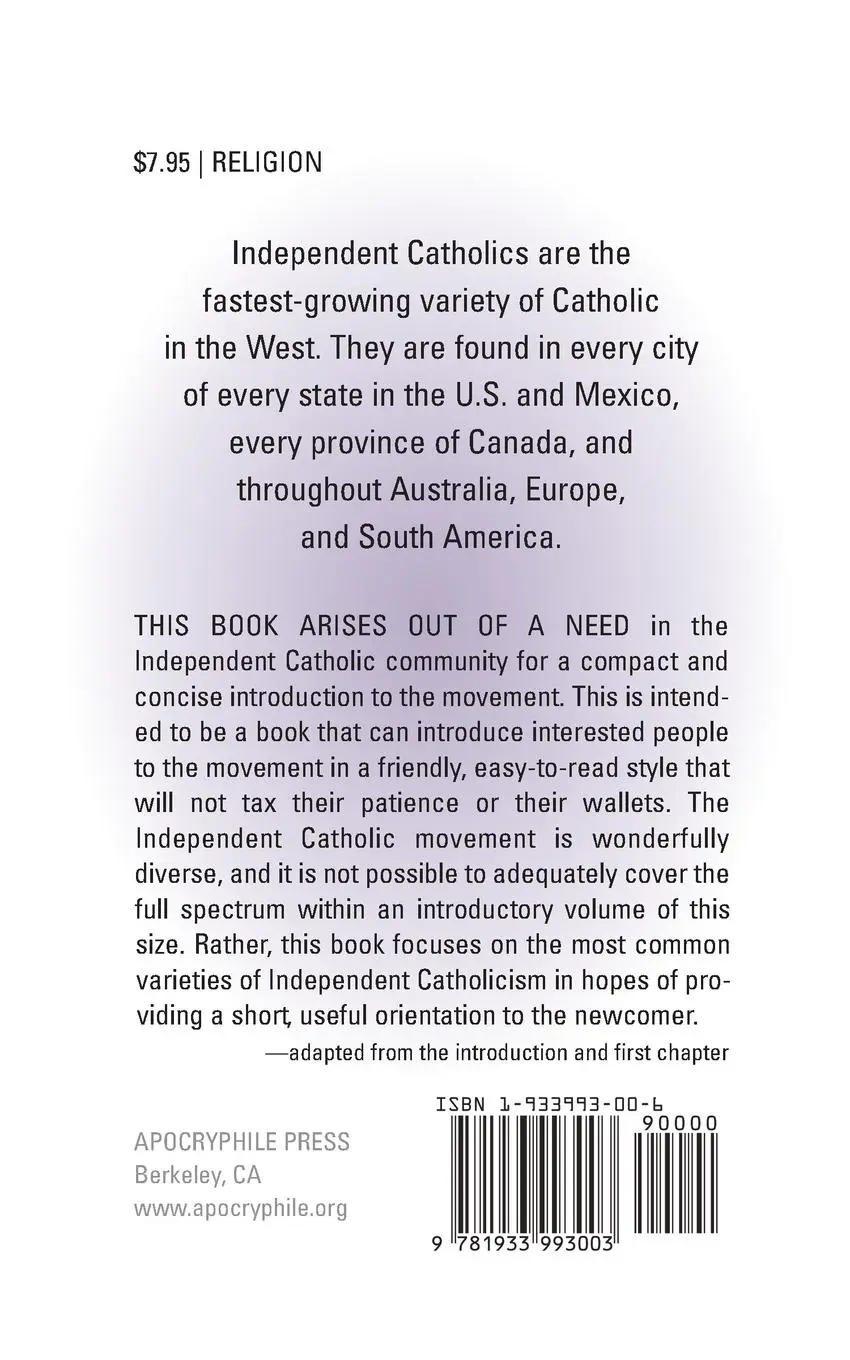 Rückseite: 9781933993003 | Who Are the Independent Catholics? | John P. Plummer (u. a.) | Buch