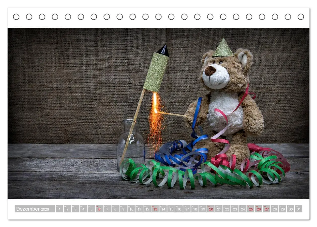 Bild: 9783457813003 | Eddy, der Teddy - 12 Bilder zum Schmunzeln (Tischkalender 2026 DIN...