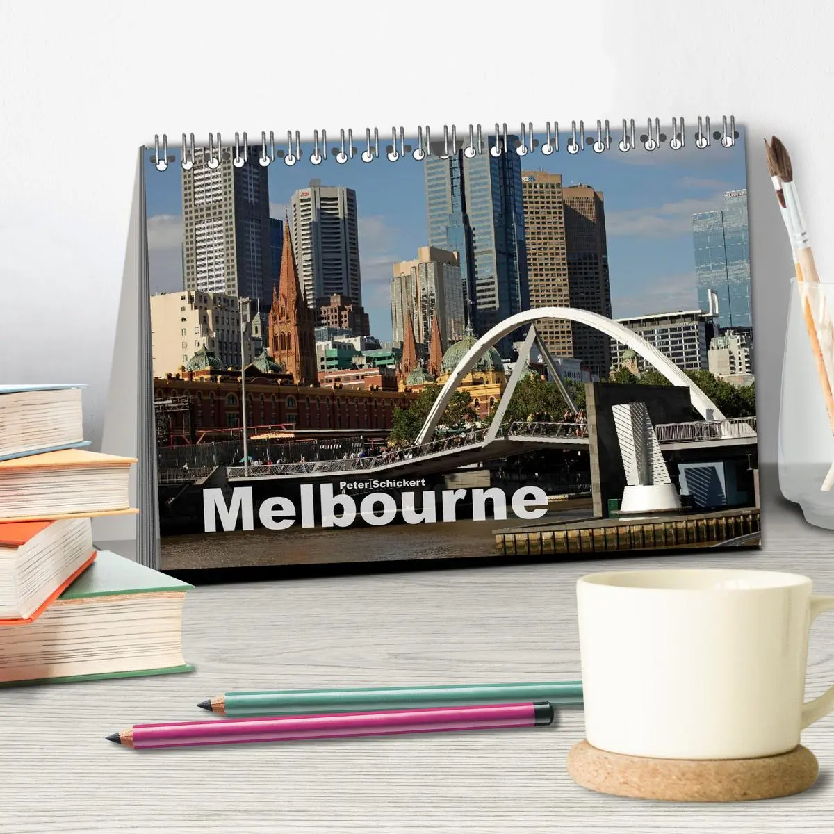 Bild: 9783516143003 | Melbourne (Tischkalender 2026 DIN A5 quer), CALVENDO Monatskalender