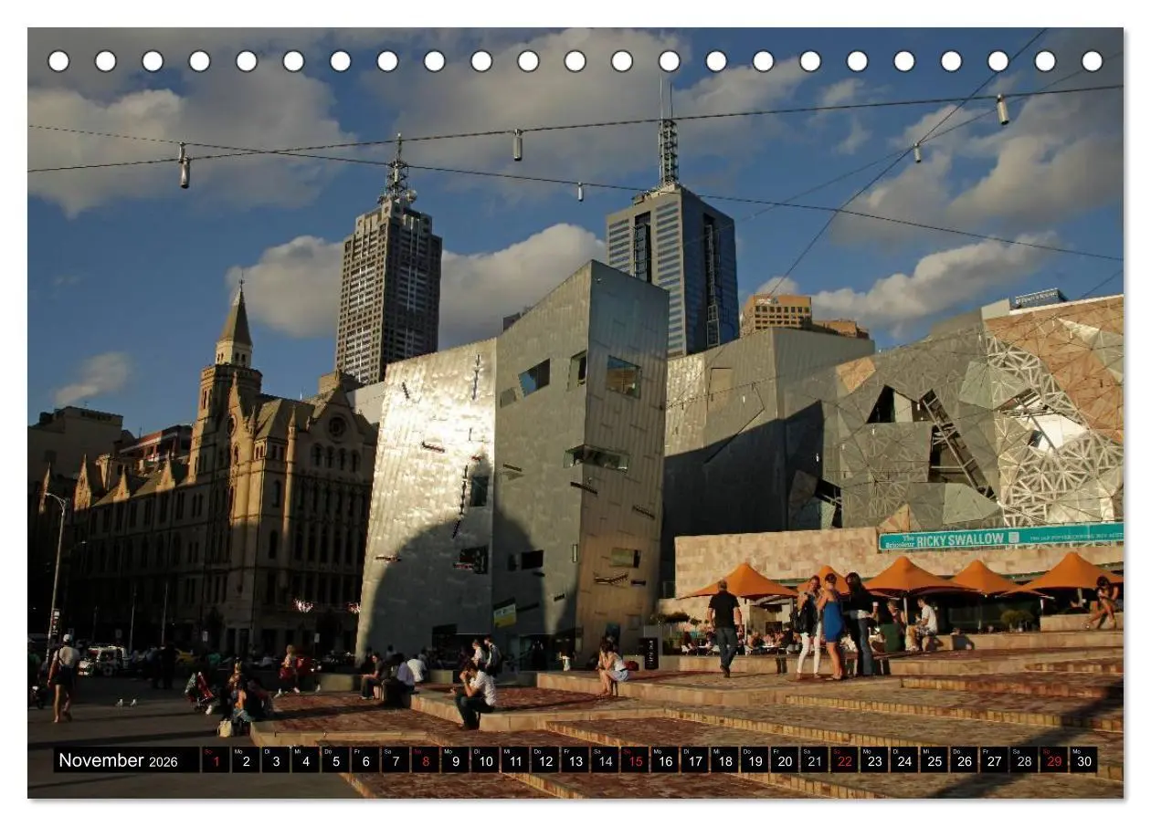 Bild: 9783516143003 | Melbourne (Tischkalender 2026 DIN A5 quer), CALVENDO Monatskalender