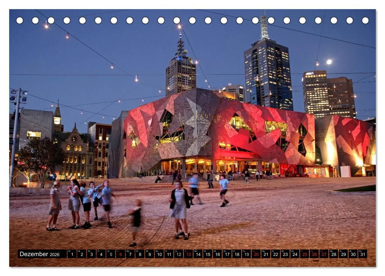 Bild: 9783516143003 | Melbourne (Tischkalender 2026 DIN A5 quer), CALVENDO Monatskalender