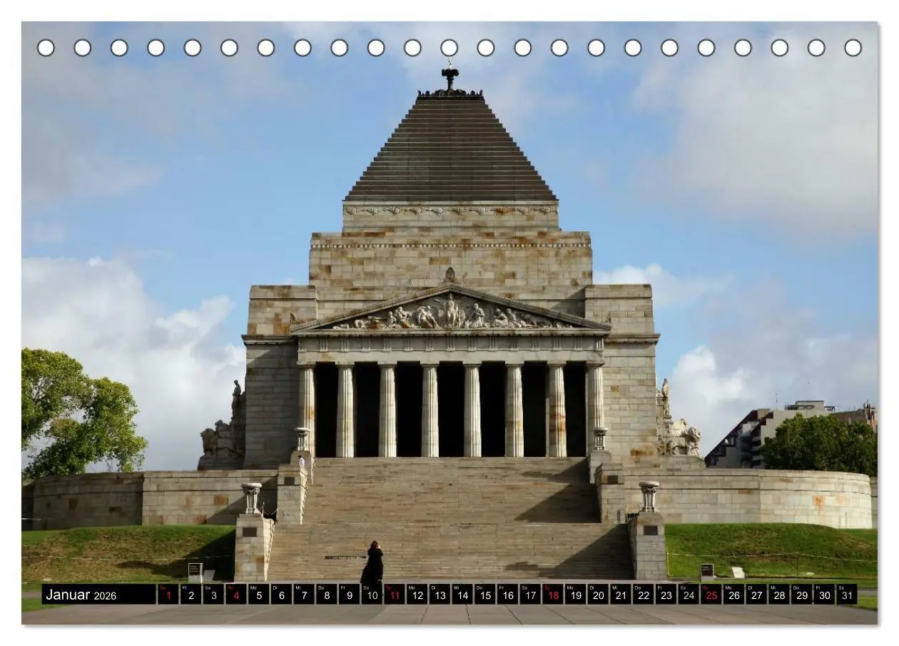 Bild: 9783516143003 | Melbourne (Tischkalender 2026 DIN A5 quer), CALVENDO Monatskalender
