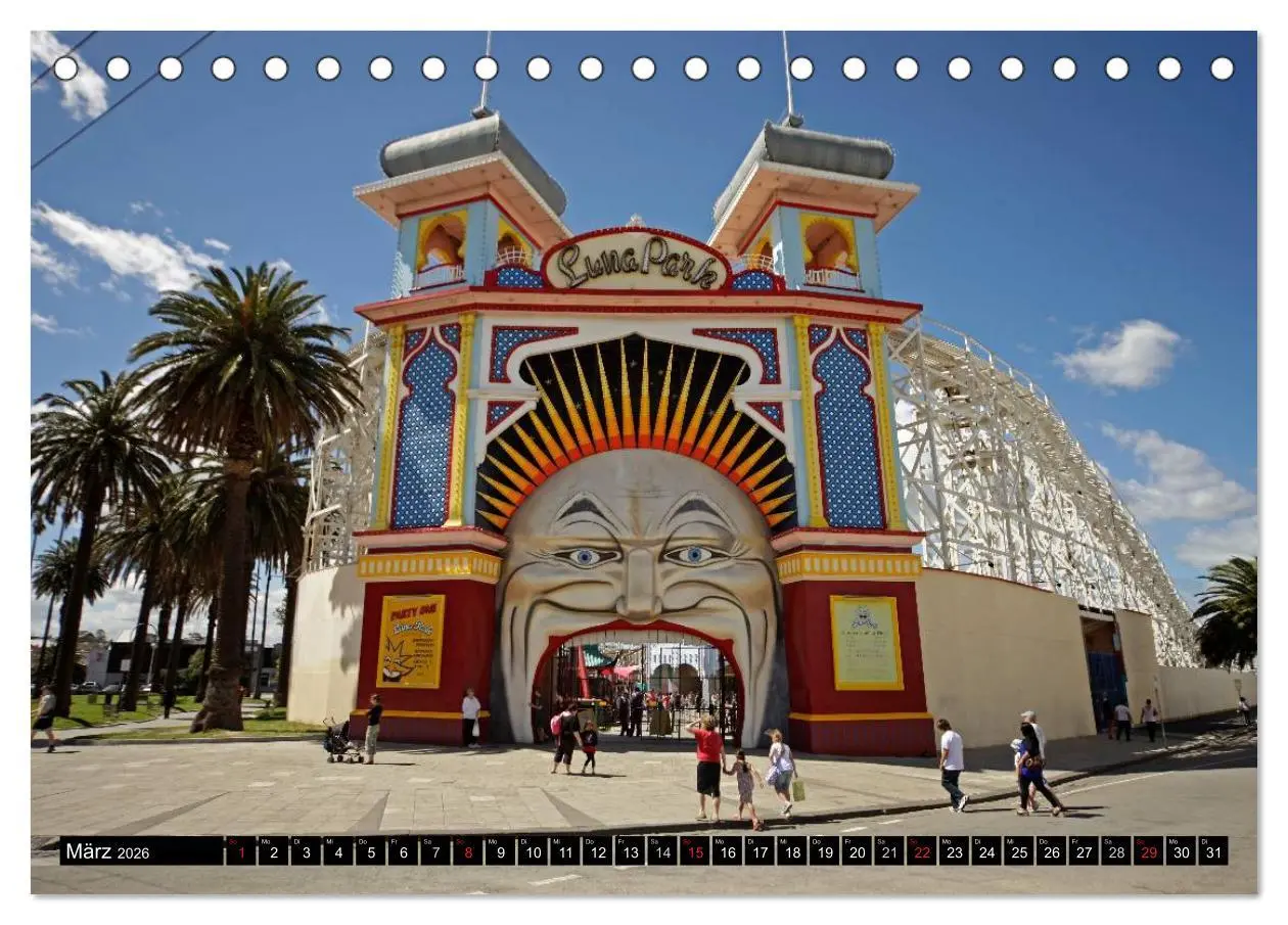 Bild: 9783516143003 | Melbourne (Tischkalender 2026 DIN A5 quer), CALVENDO Monatskalender
