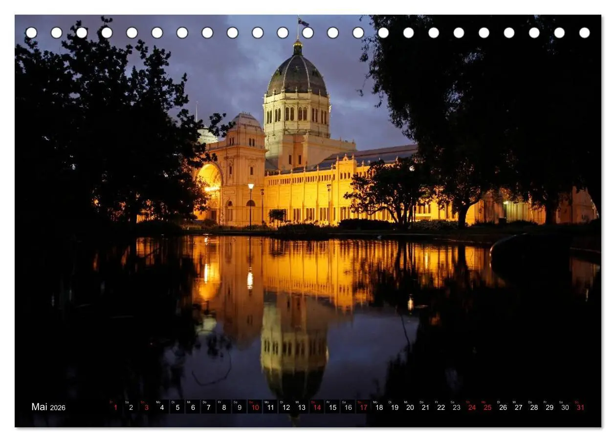 Bild: 9783516143003 | Melbourne (Tischkalender 2026 DIN A5 quer), CALVENDO Monatskalender