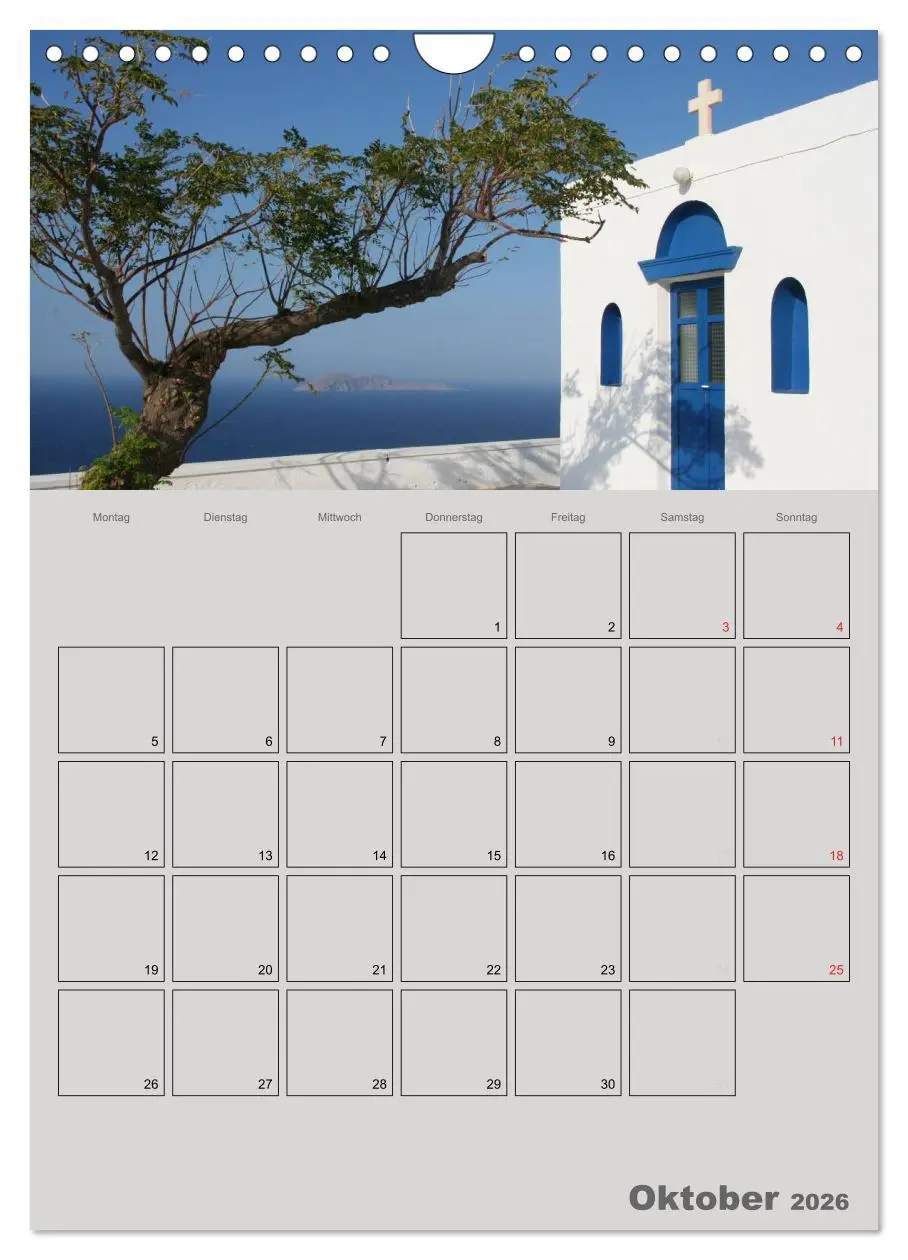 Bild: 9783516453003 | Kykladen, Perlen der Ägäis (Wandkalender 2026 DIN A4 hoch),...