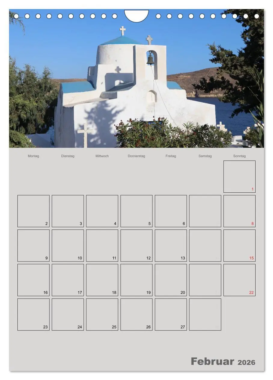 Bild: 9783516453003 | Kykladen, Perlen der Ägäis (Wandkalender 2026 DIN A4 hoch),...