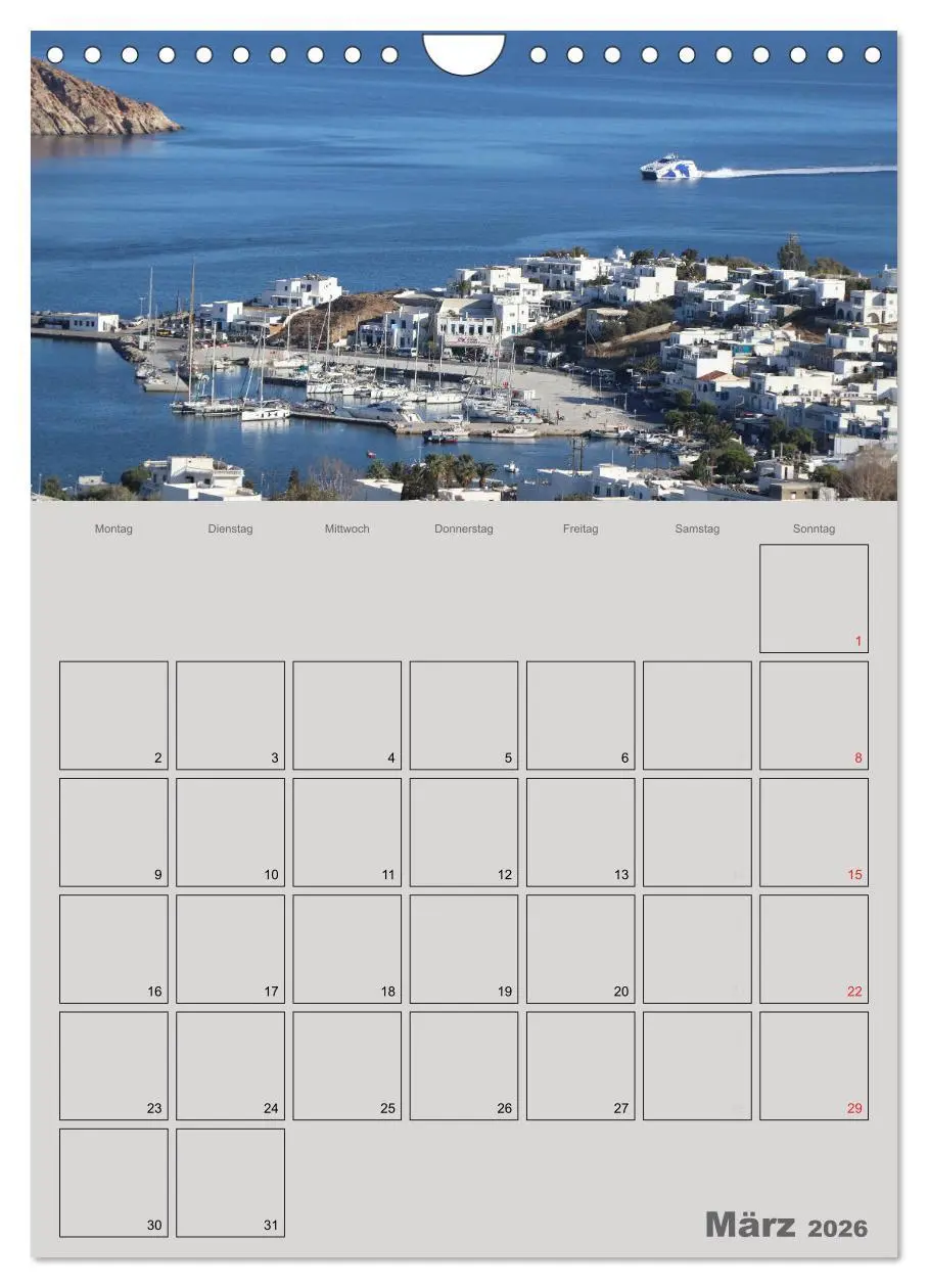 Bild: 9783516453003 | Kykladen, Perlen der Ägäis (Wandkalender 2026 DIN A4 hoch),...