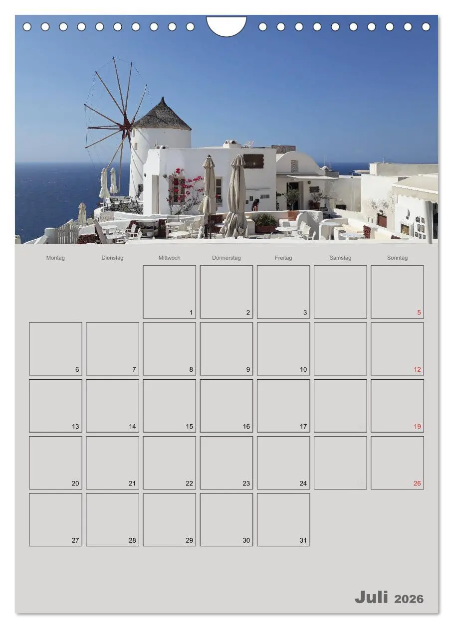 Bild: 9783516453003 | Kykladen, Perlen der Ägäis (Wandkalender 2026 DIN A4 hoch),...