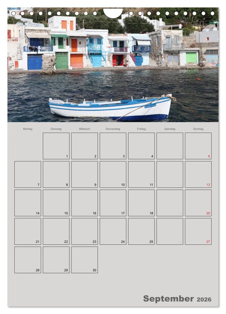 Bild: 9783516453003 | Kykladen, Perlen der Ägäis (Wandkalender 2026 DIN A4 hoch),...