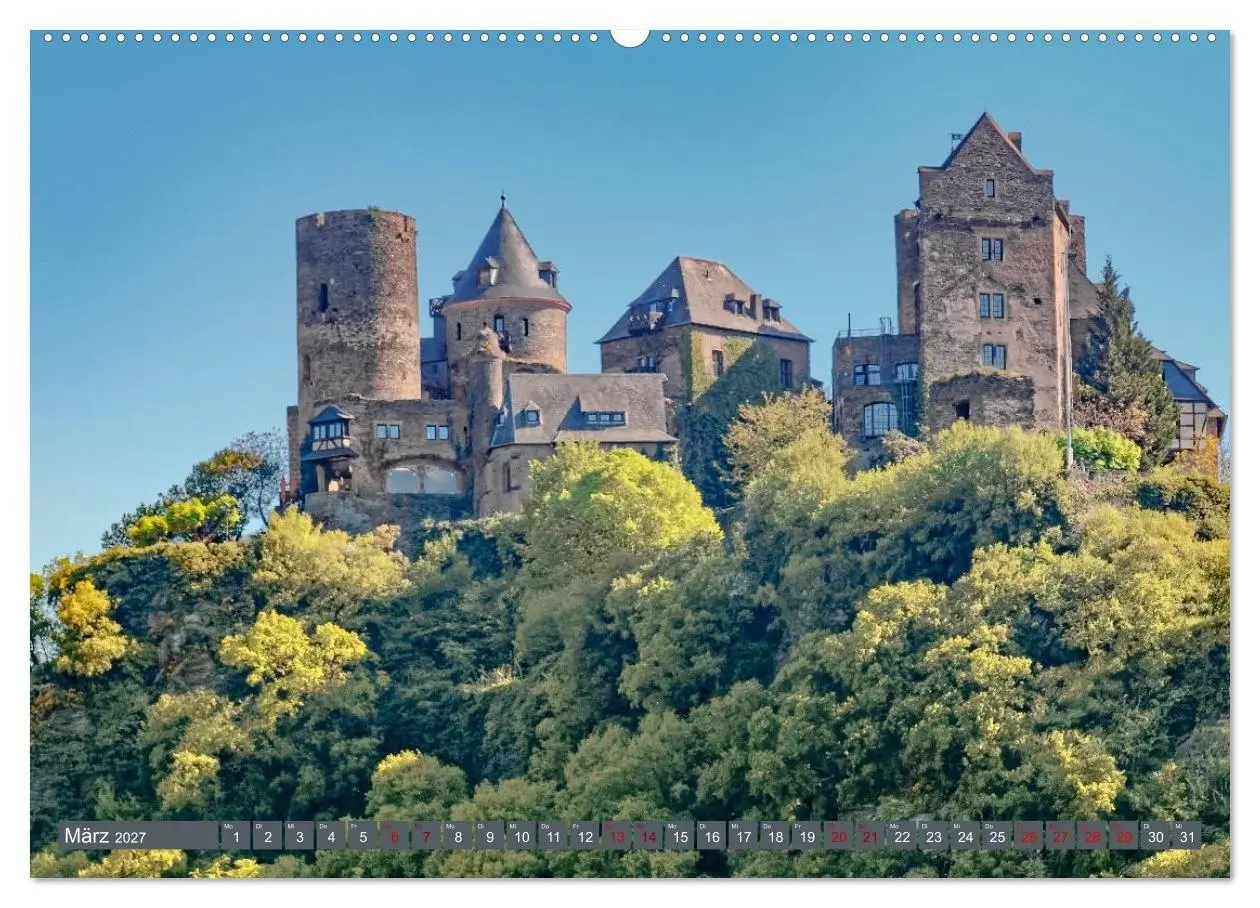 Bild: 9783569783003 | Burgen der Rheinromantik (hochwertiger Premium Wandkalender 2027...