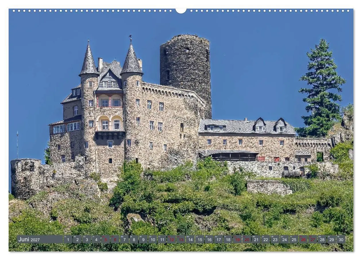 Bild: 9783569783003 | Burgen der Rheinromantik (hochwertiger Premium Wandkalender 2027...