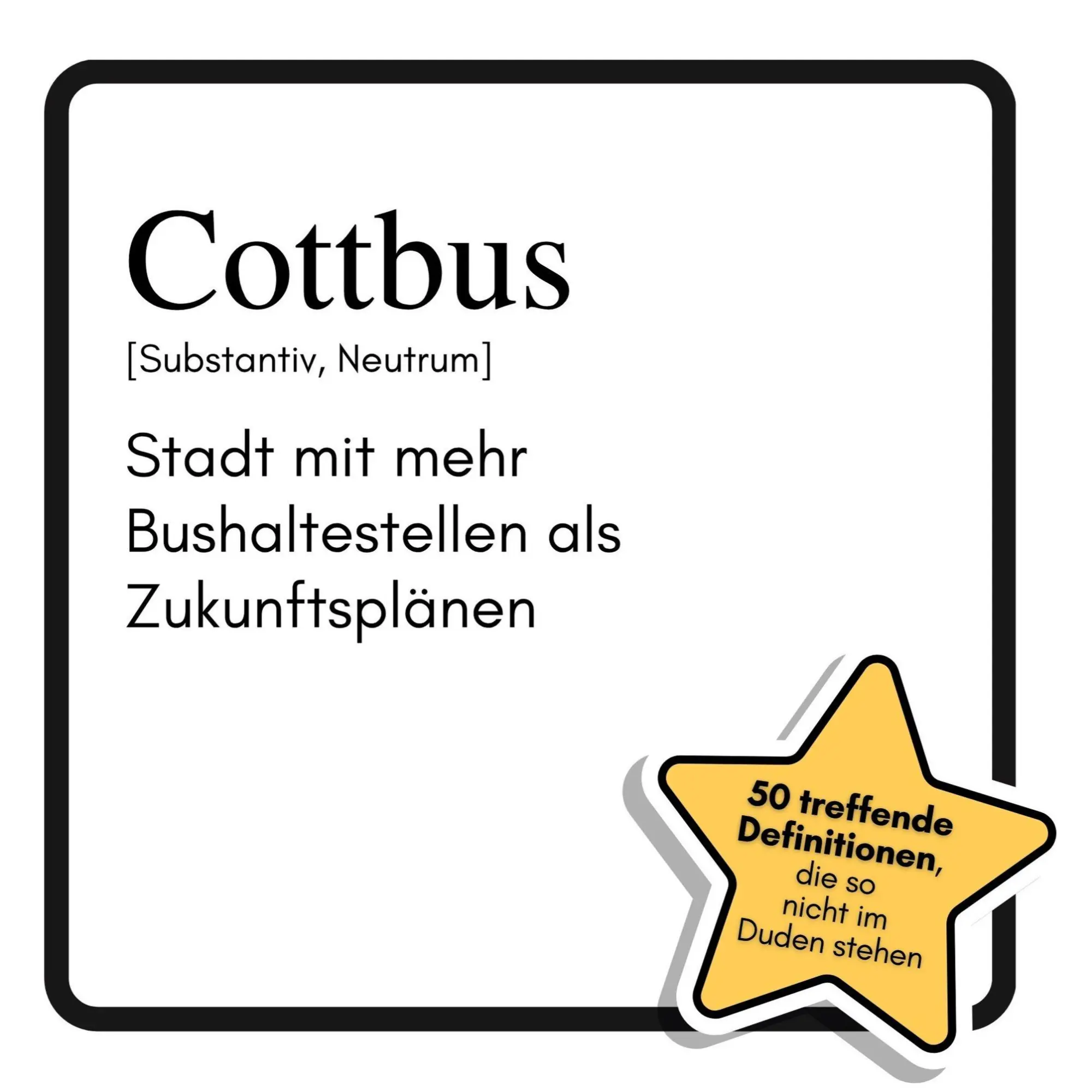Cover: 9783695343003 | Cottbus | Stadt mit mehr Bushaltestellen als Zukunftsplänen | Koch