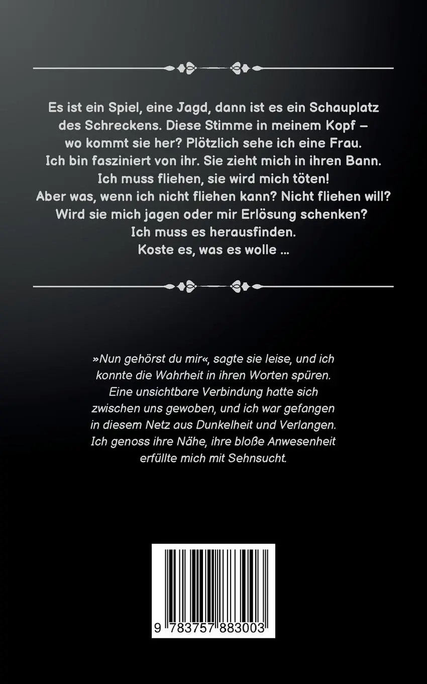 Rückseite: 9783757883003 | Verführerisch gefangen | Pia M. Bateham | Taschenbuch | Paperback