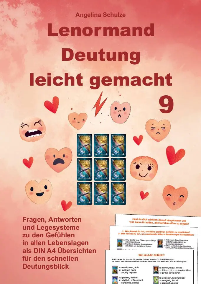 Cover: 9783967383003 | Lenormand Deutung leicht gemacht 9 | Angelina Schulze | Taschenbuch