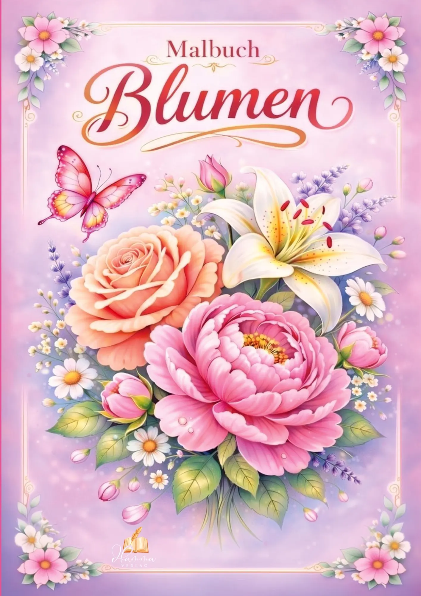 Cover: 9783986573003 | Blumen Malbuch für Erwachsene mit 50 schönen Ausmalmotiven | Müller