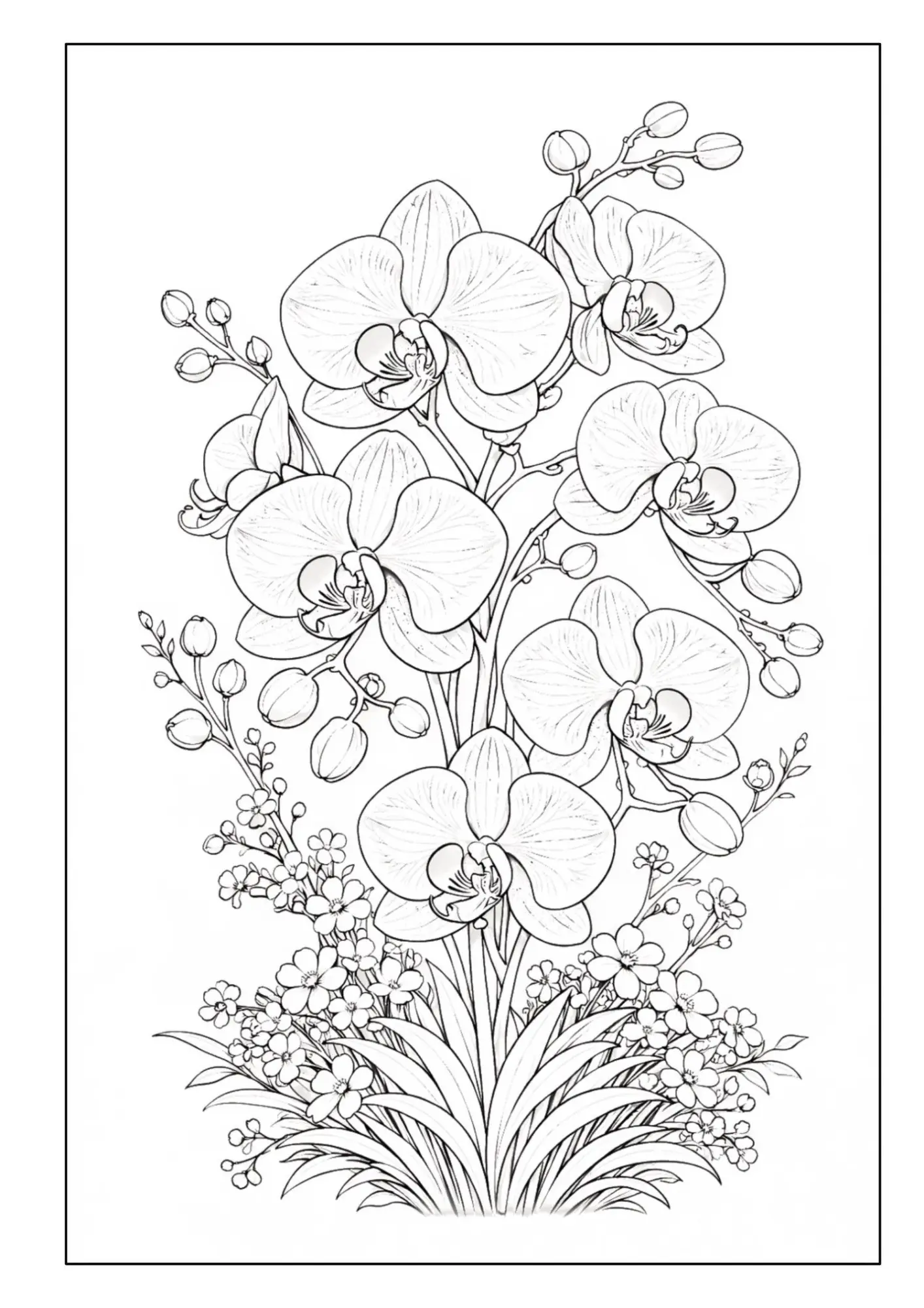 Bild: 9783986573003 | Blumen Malbuch für Erwachsene mit 50 schönen Ausmalmotiven | Müller