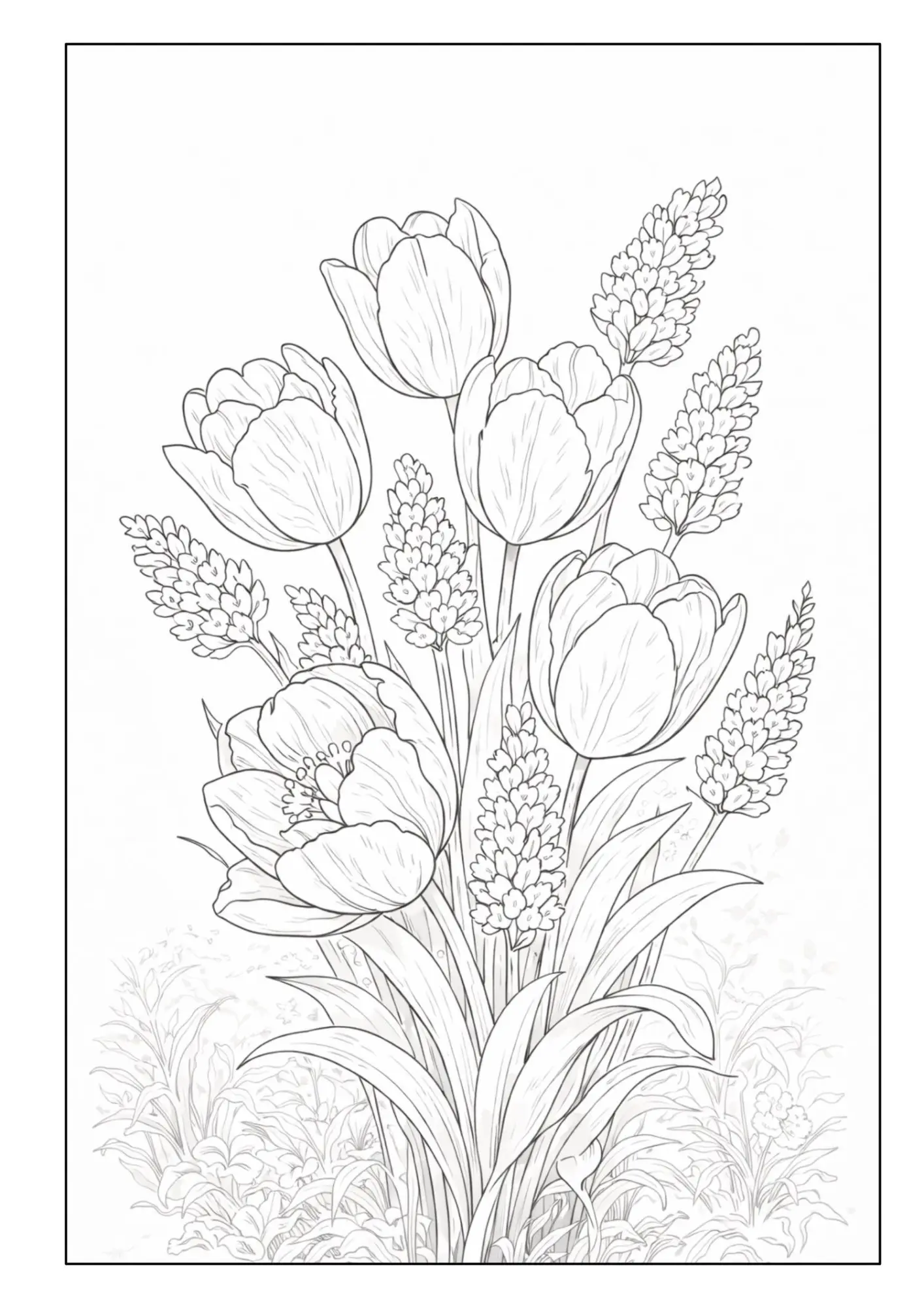 Bild: 9783986573003 | Blumen Malbuch für Erwachsene mit 50 schönen Ausmalmotiven | Müller
